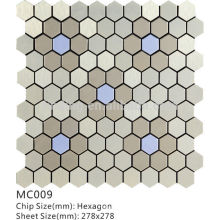 2014 new style adhesion brushed aluminium mosaic